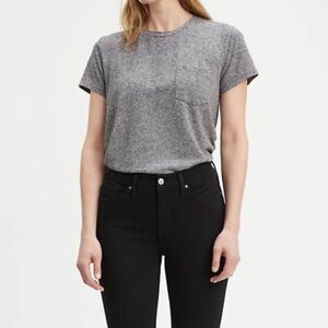Levi’s grey cotton Pocket Tee XS